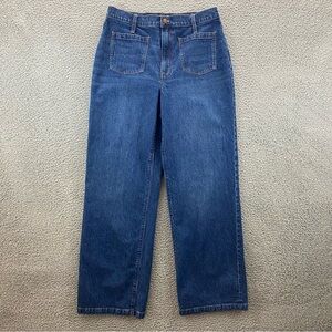 Madewell Vintage Patch Pocket Wide Leg Womens Jeans Size 31